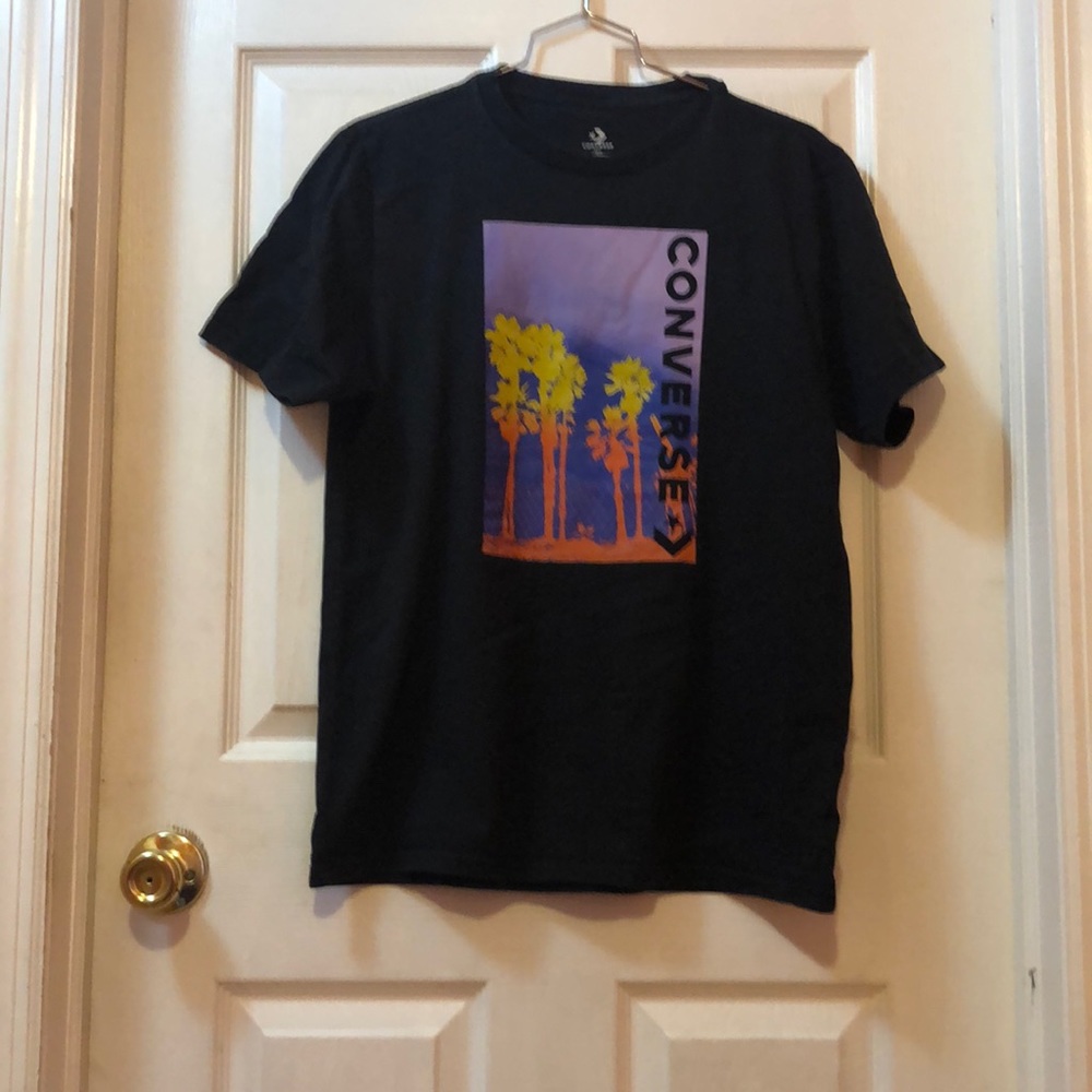 Converse graphic shirt sleeve t-shirts size S 100% cotton